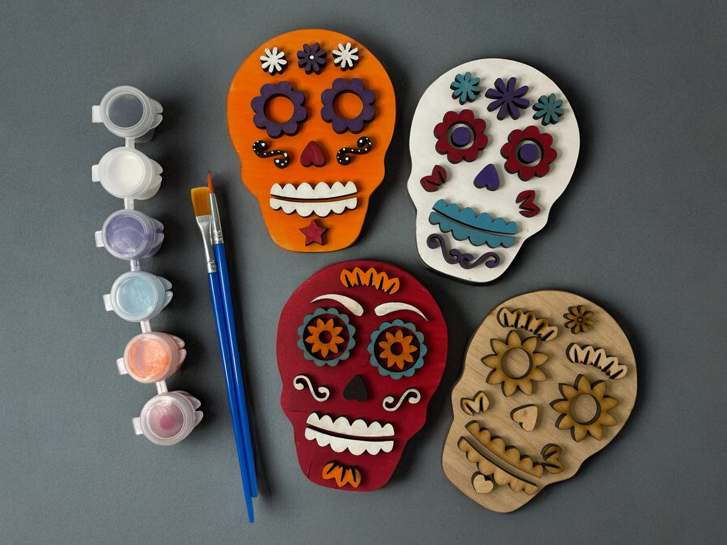 Dia De Los Muertos Sugar Skull Paint kit