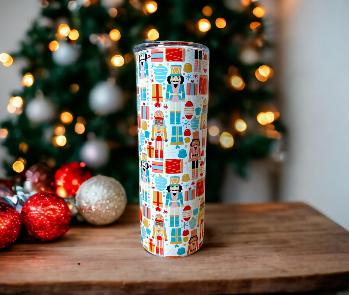 20oz Nutcracker Skinny Tumbler