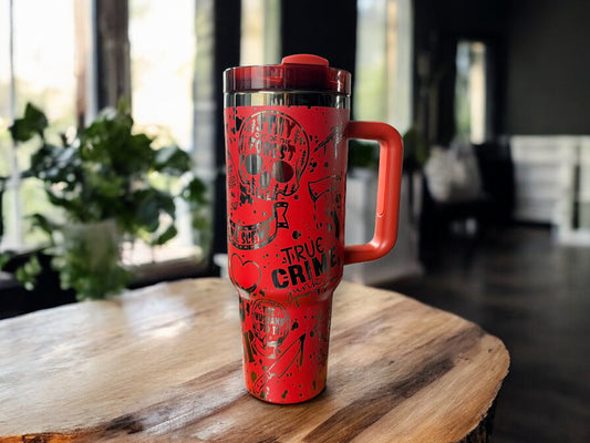 40oz Crime Design Tumbler