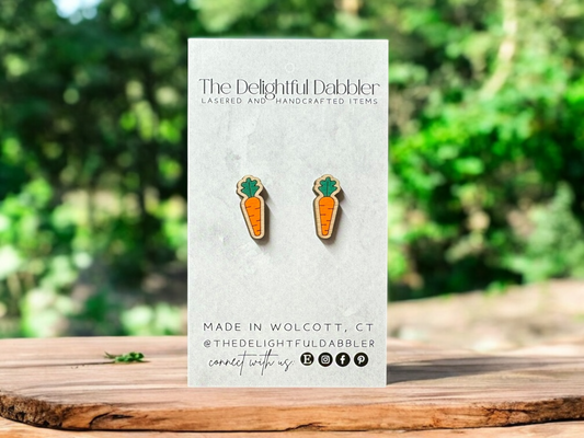 Carrot Wood Studs