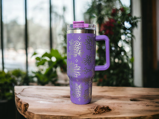 40oz Tattoo Design Tumbler - minor imperfection