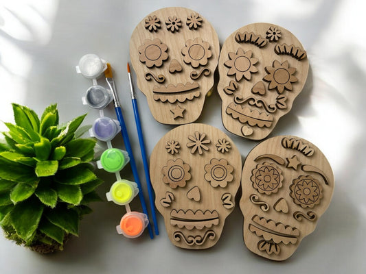 Dia De Los Muertos Sugar Skull Paint kit