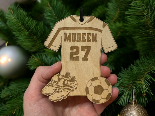 Personalized Soccer Jersey Ornament