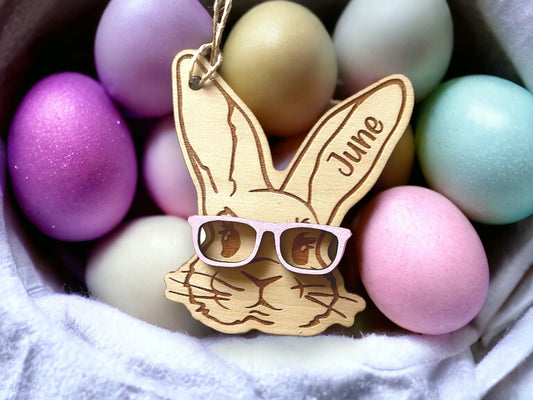 Personalized Easter Bunny Basket tag